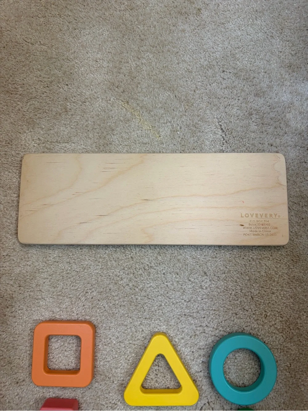 Lovevery Geo Shapes Puzzle